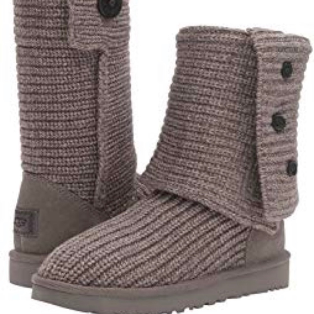 Grey Ugg Sweater boots